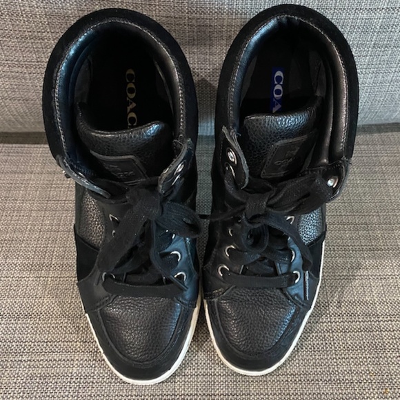 COACH Pembroke Patchwork women's boots size 6.5B - Picture 6 of 9